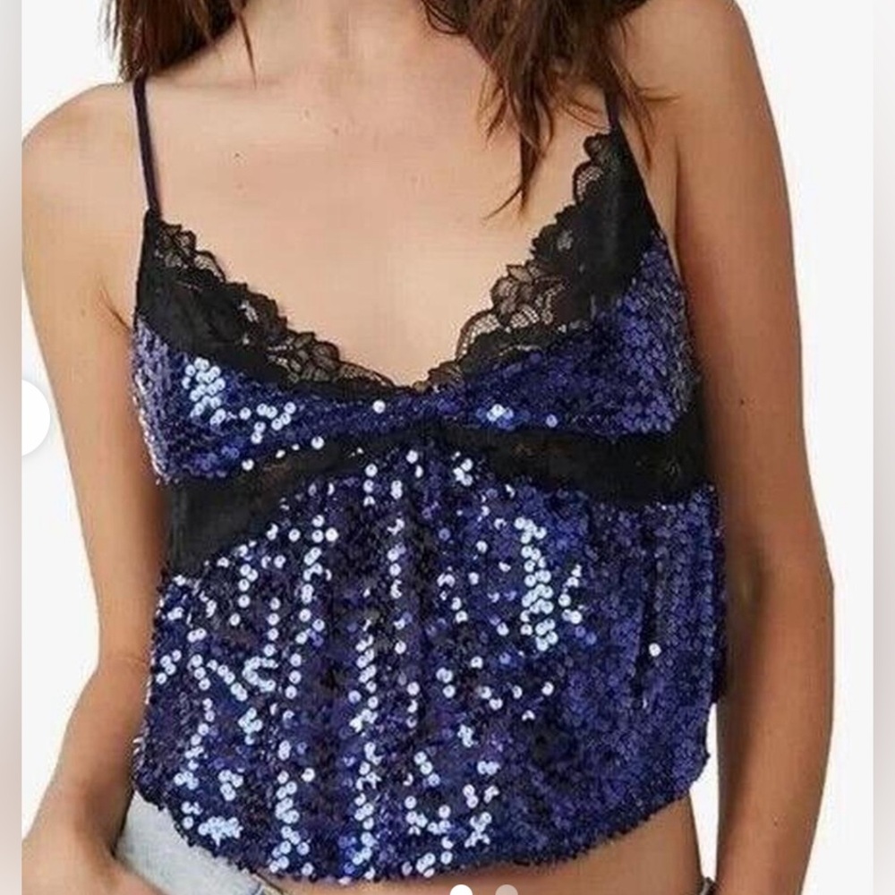 Free People sequin top